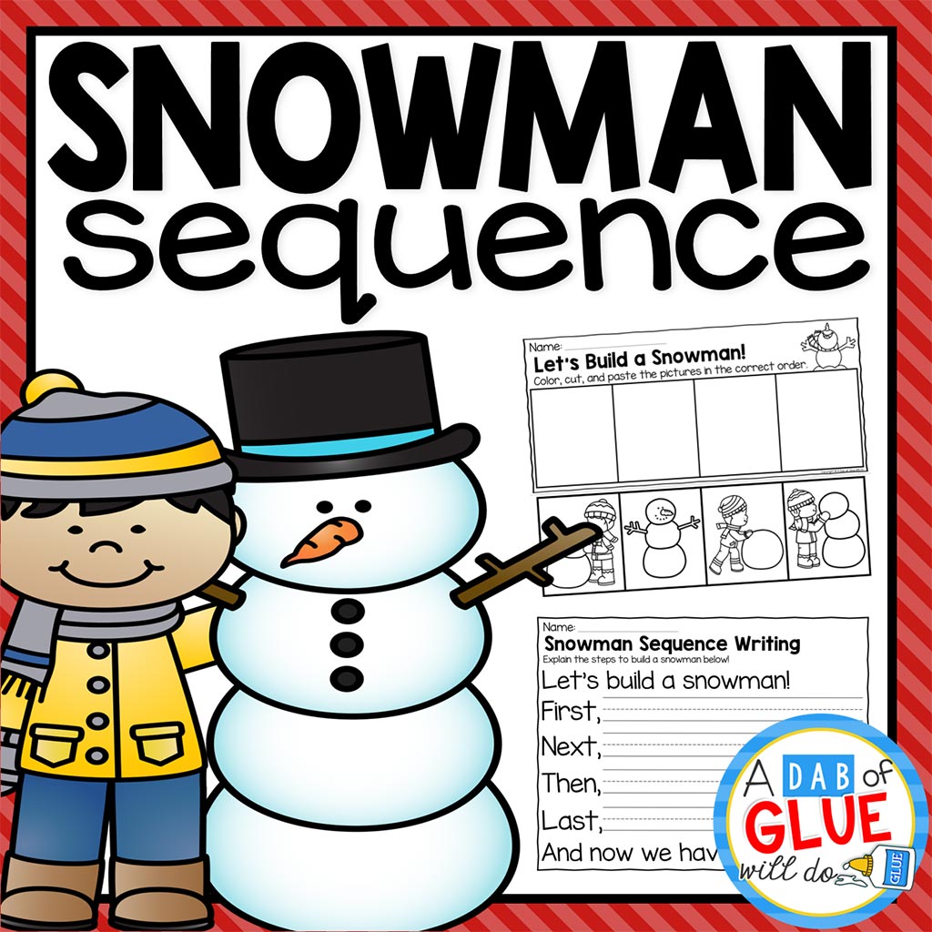 Snowman Sequencing – Dollar Teachers Club